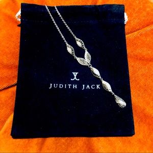 Judith Jack Sterling Silver Marcasite Necklace